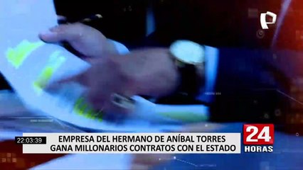Expresidenta de OSCE denuncia que empresa del hermano de Aníbal Torres contrata con el Estado