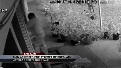 Man Posing as Bible Seller Arrested for Attempted Burglary