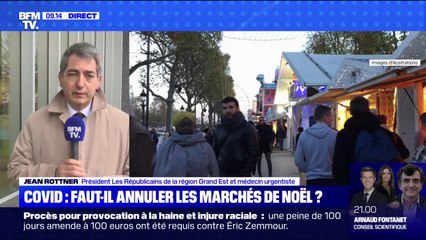 Covid-19: Jean Rottner appelle à "maintenir" les marchés de Noël