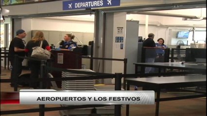 VIDEO: Los aeropuertos durante la navidad