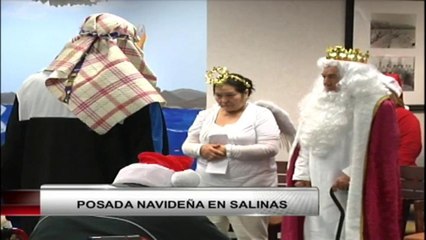 VIDEO: Posada navideña en la ciudad de Salinas