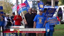 Empleados de UCSD se manifiestan para exigir mejores salarios