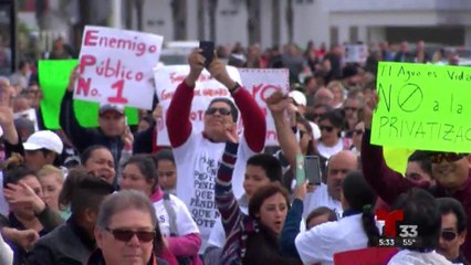 Protestas obligan a gobierno a reconsiderar la ley del agua en Baja California