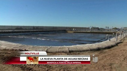 Inauguran planta de aguas negras