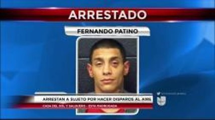 Arrestan a hombre por hacer disparos al aire