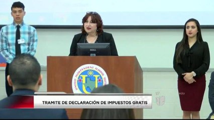 Estudiantes certificados para preparar declaraciones de impuestos