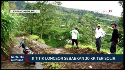11 Titik Longsor 30 KK Terisolir