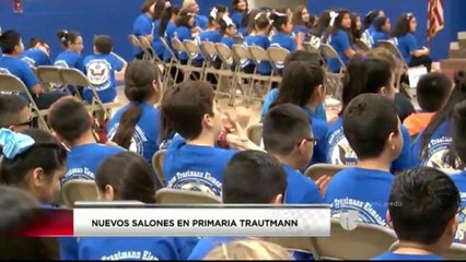 Estrenan nuevas instalaciones en la escuela primaria Trautman