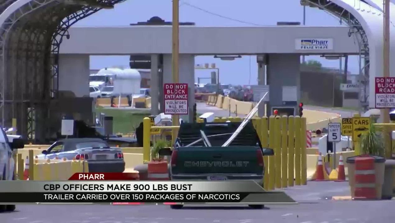 CBP Officers Make Nearly 900 Pound Bust