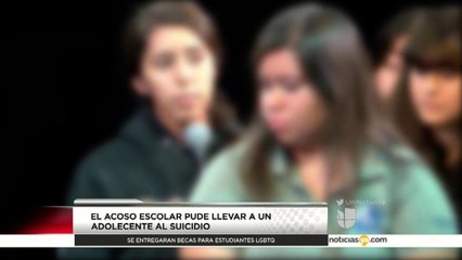 El acoso escolar puede llevar a los adolecentes al suicidio