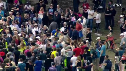 Protestas por prohibición de Trump