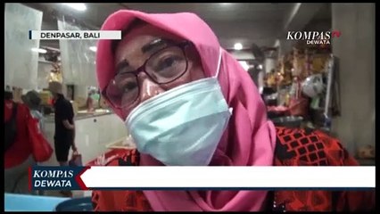 Pedagang Pasar Badung Sepi Pembeli