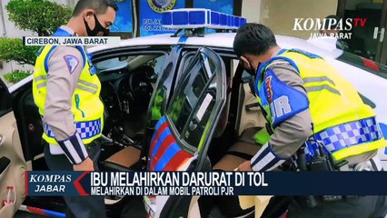 Ibu Hamil Melahirkan Bayi Perempuan di Tol Palikanci
