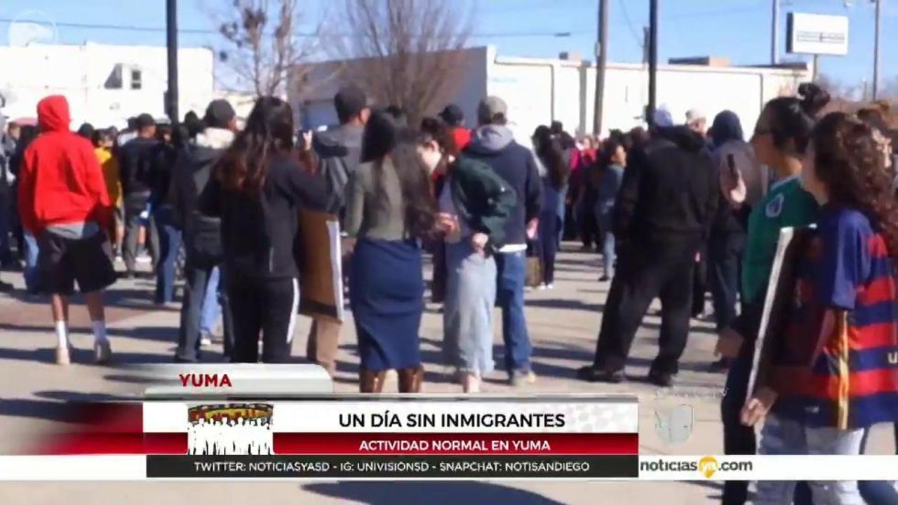 "Un día sin inmigrantes"