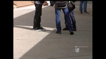 VIDEO: Estudiantes se ausentan de clases en el día sin inmigrante