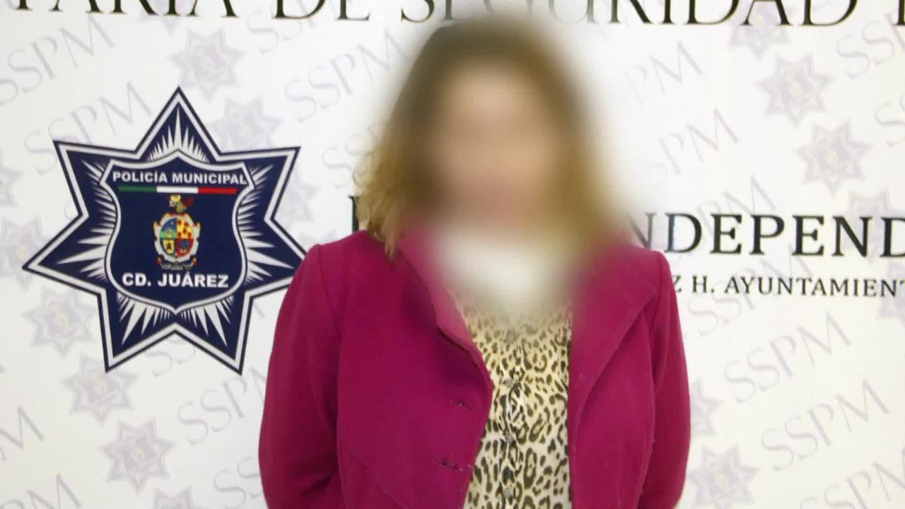 ROBA CHICOS DETENIDA