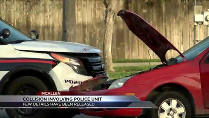 McAllen Police Investigate Patrol Car Accident