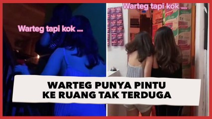 Viral Warteg Punya Pintu ke Ruang Tak Terduga, 'Kenyang Plus-Plus Ini Mah'