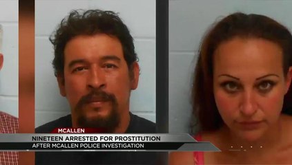 McAllen Police Busts 19 For Prostitution