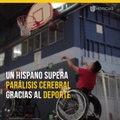 Hispano supera parálisis cerebral gracias al deporte
