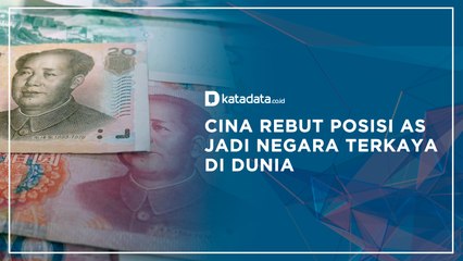 Cina Rebut Posisi AS Jadi Negara Terkaya Di Dunia | Katadata Indonesia