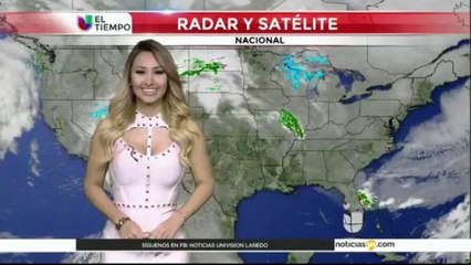 Para un avance en el estado del tiempo...Perla Montemayor