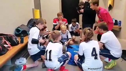 Célébration victoire ! ES Janval / ES Tourville (championnat U13 D1 le 20/11/2021)