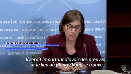Peng Shuai: l'ONU veut des preuves que la joueuse chinoise se porte bien