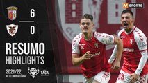 Highlights: SC Braga 6-0 Santa Clara (Taça de Portugal 21/22 - 4ª Eliminatória)
