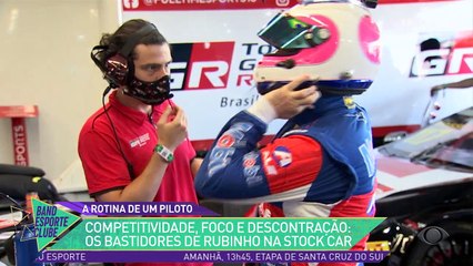 A ROTINA DO PILOTO! Conheça a rotina do Rubinho na Stock Car. Muita competitividade, foco e descontração. Se liga! #BECBand