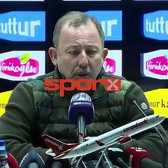 Sergen Yalçın: "Maalesef cevap alamıyoruz sahadan!"
