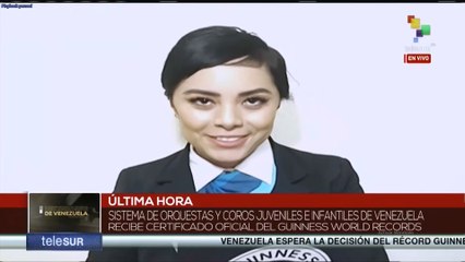 Venezuela hace historia gana récord Guinness como la orquesta más grande del mundo