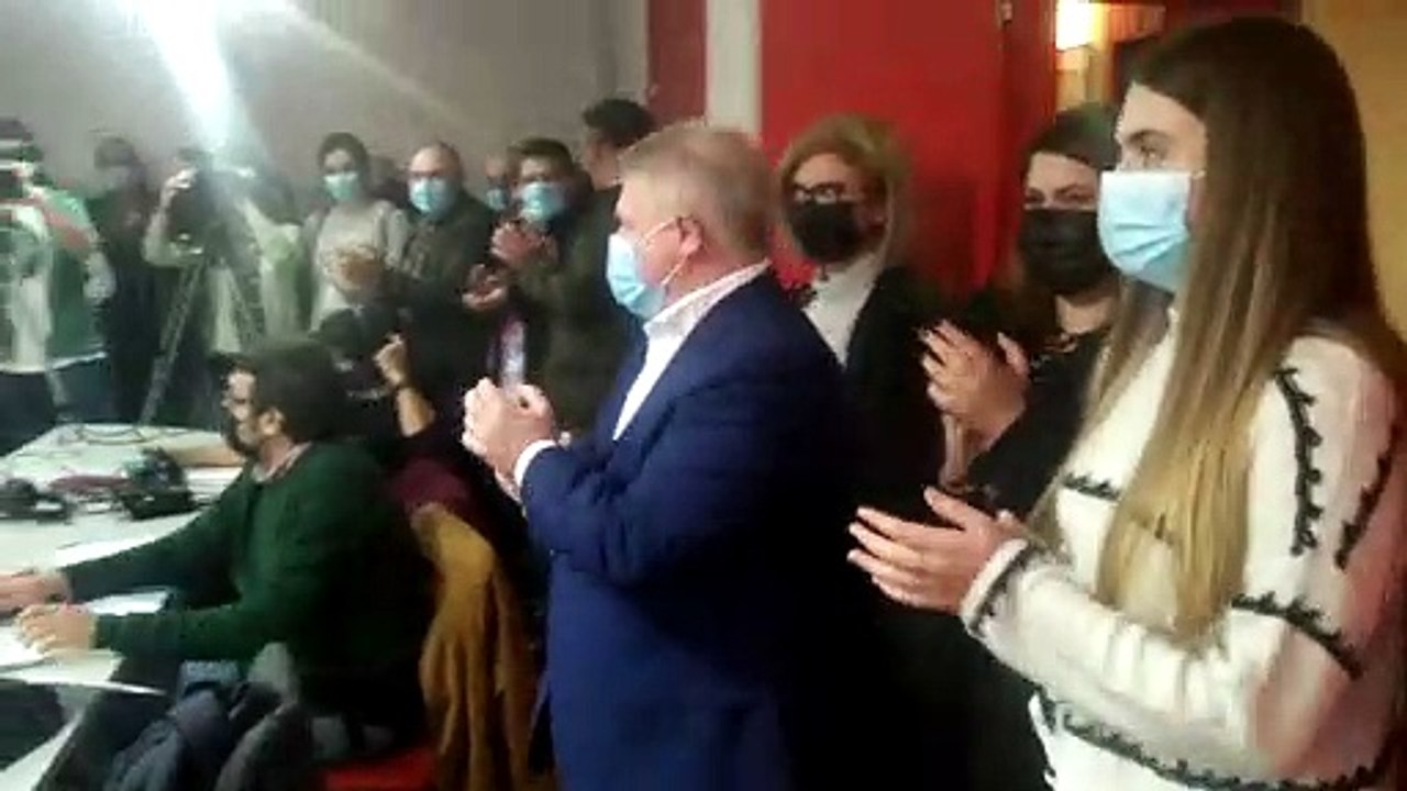 El nuevo secretario general del PSOE en Murcia, José Vélez, este sábado, tras conocerse el resultado de las primarias.