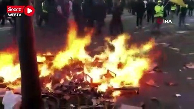 Sarı Yelekliler, hareketin 3’üncü yıldönümünde sokağa indi