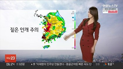 [날씨] 수도권 미세먼지 '나쁨'…전국 곳곳 밤에 비·눈