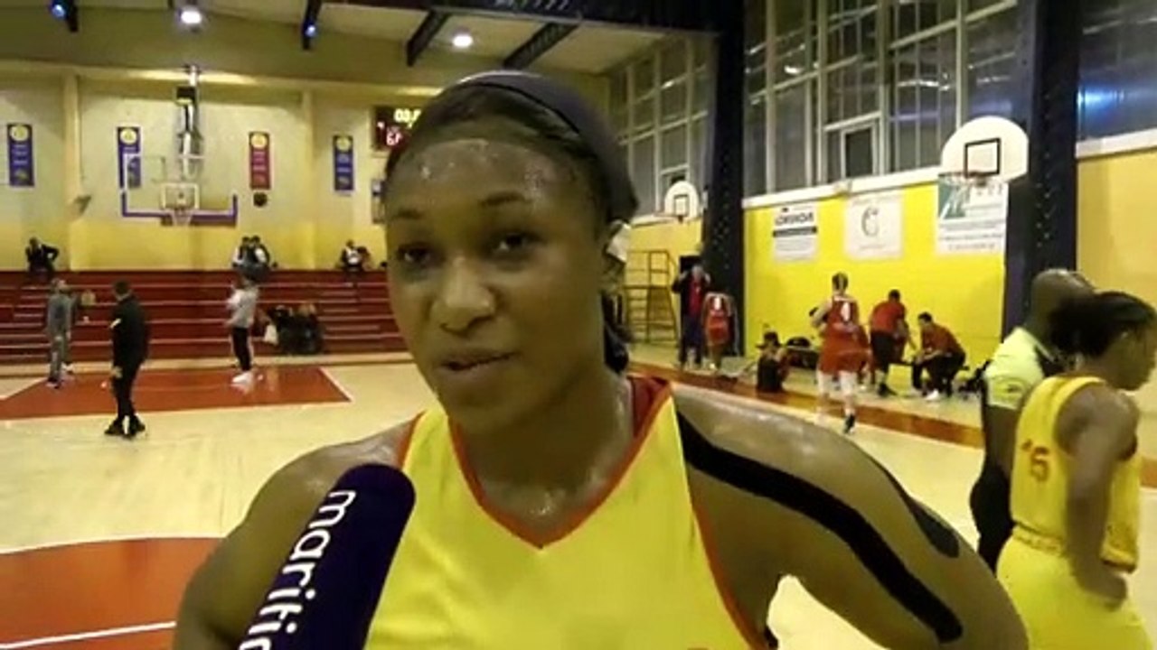 Interview maritima: Nassira Traoré après la victoire de Martigues contre ALL Jura Basket