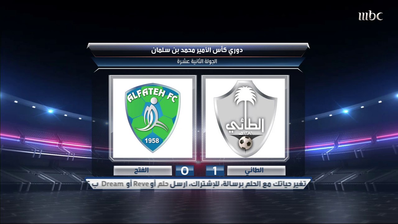 الطائي يتفوق على الفتح 1-0 بدوري MBS للمحترفين....