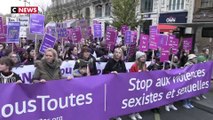 #NousToutes : des milliers de manifestants à Paris et à travers la France