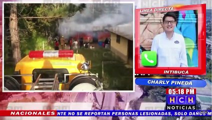 Se reporta incendio estructural en La Esperanza, Intibucá