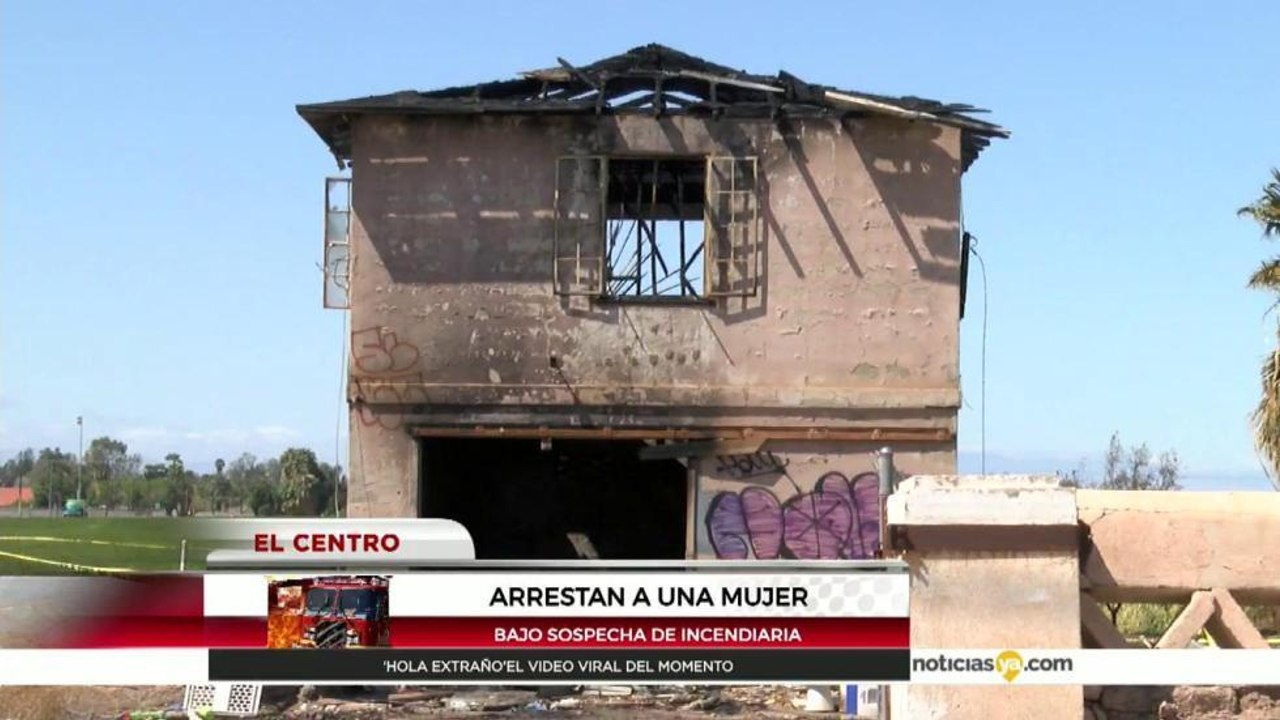 Detienen a mujer por provocar incendio frente a una gasolinera
