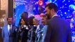 Paris: Omar Sy et d'autres stars inaugurent les vitrines de Noël des Galeries Lafayette