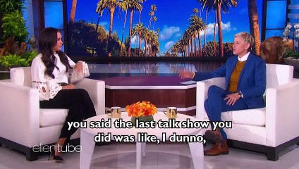 Ellen DeGeneres - "A lot has changed since the last time Meghan, The Duchess of Sussex, was on the Warner Brothers lot"