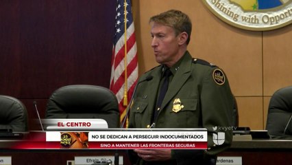 Mensaje de jefe de la patrulla fronteriza a la comunidad