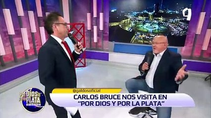 "Por Dios y por la plata": Carlos Bruce responde sin pelos en la lengua