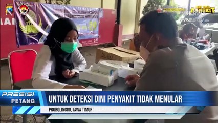 Polres Probolinggo Tes Kesehatan ke Anggota Cegah Penyakit Tidak Menular