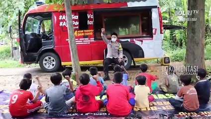 Bhabinkamtibmas Desa Sembilangan Dirikan Rumah Belajar Alam