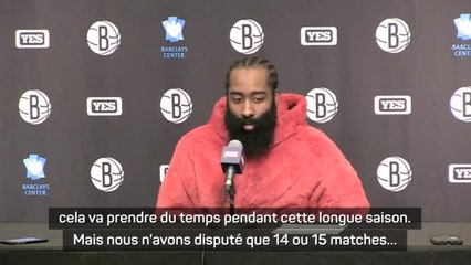 Nets - Harden : "Nous sommes encore une équipe en construction"