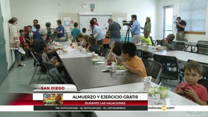 Almuerzo y ejercicio gratis durante las vacaciones