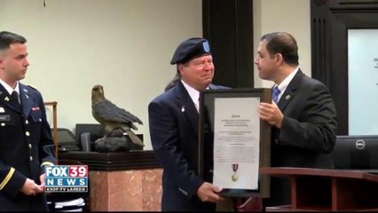 Military Award Presented To Vietnam Veteran