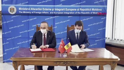 Çavuşoğlu Moldovalı mevkidaşıyla İstişare Planı imzaladı